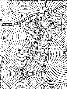 Diagrama de los vórtices en el "Tratado de la luz"