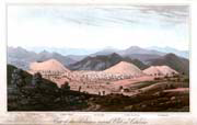 Vista de los volcanes de Olot, en Cataluña