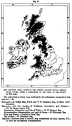 Partes de las Islas Británicas que permanecerían por encima del agua tras un hundimiento