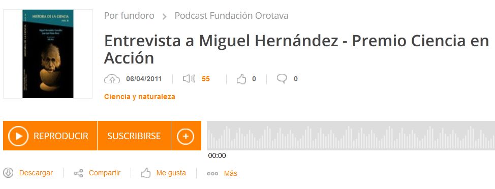 Entrevista a Miguel Hernández en Radico Ecca