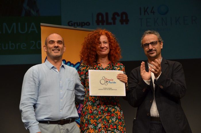 Foto primer premio Ciencia en Acción