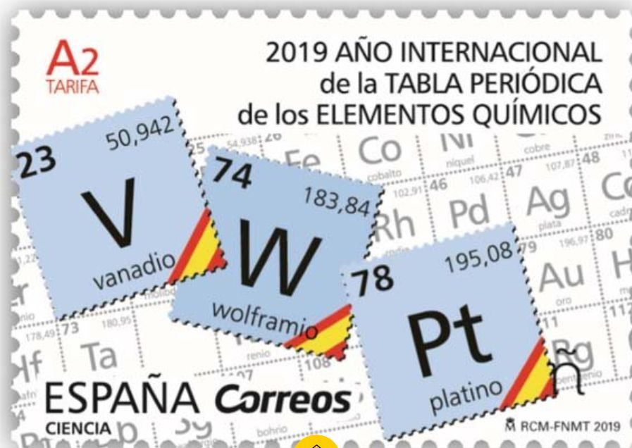 Sello de la Tabla Periódica de los Elementos