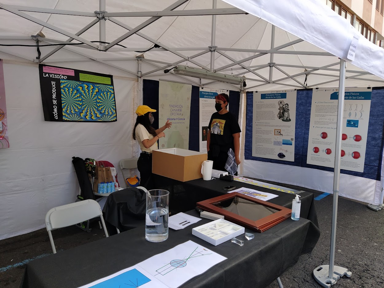 Panorámica caseta Feria de la Ciencia La Orotava 1