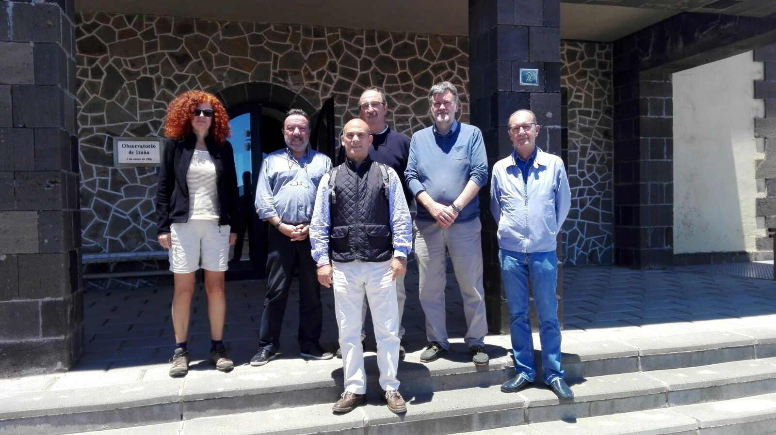 Con Fernando de Ory en el Observatorio de Izaña