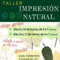 Taller de Impresión Natural por Mila Ruiz - Marzo 2022
